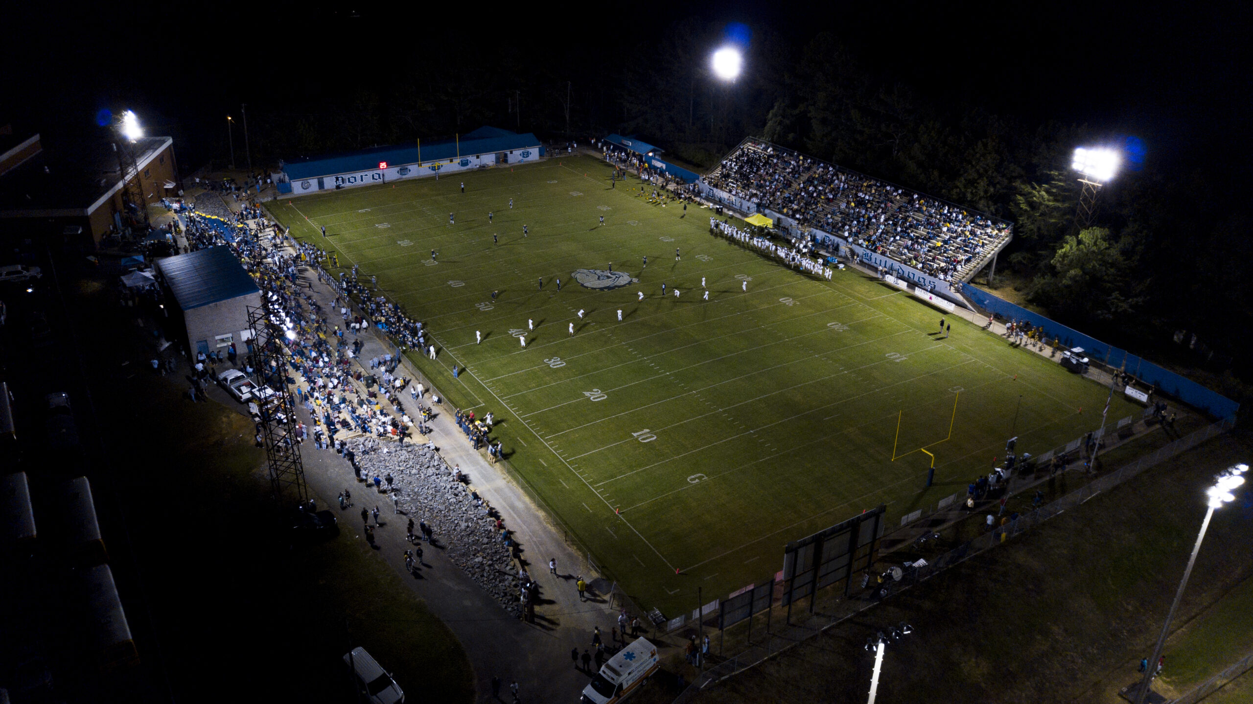 An areal view of Horace Roberts Field. (Jeffery Winborne)